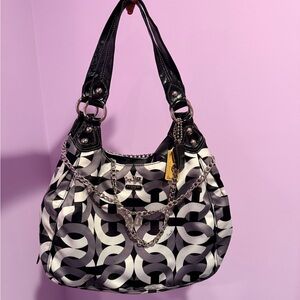 Stylish Black and White Women's Bag